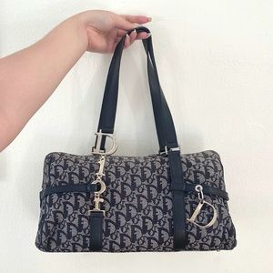 Authentic Dior Monogram Boston Bag